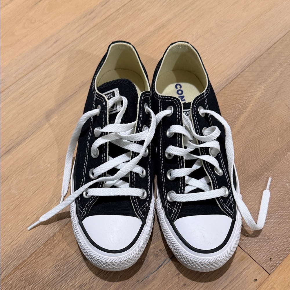 Converse Kids Black and White Sneakers